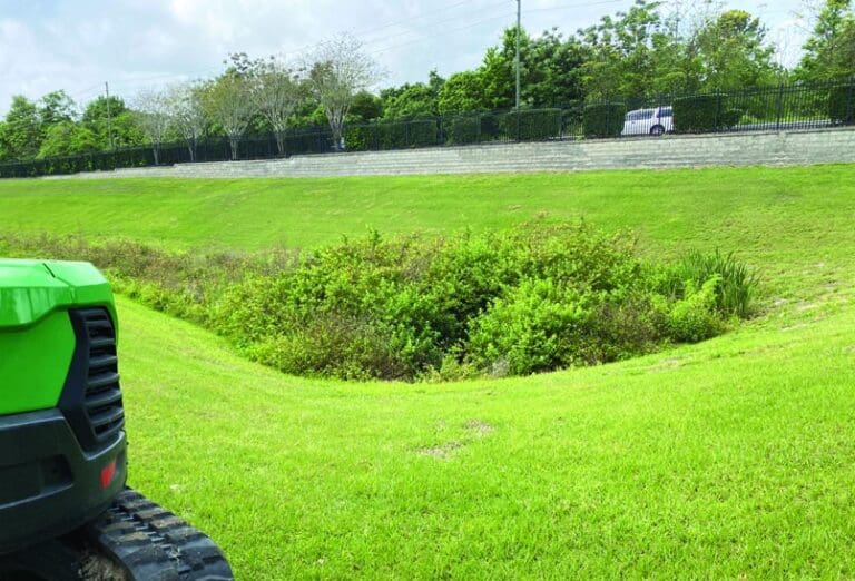 sediment removal pond 2
